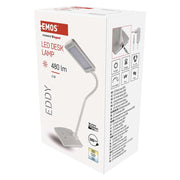 LED Galda lampa EMOS Eddy 6W 3000K-6800K DIM balta
