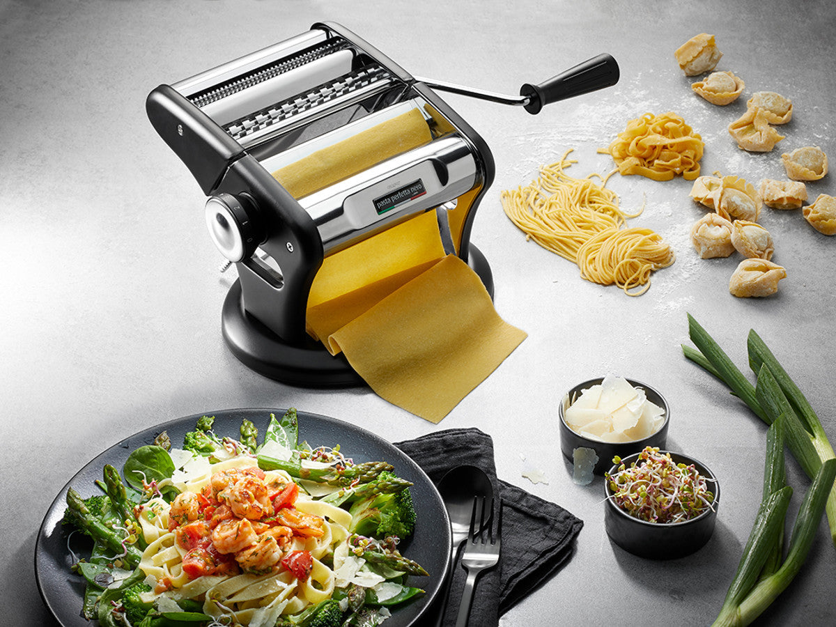 Pastas mašīna GEFU PASTA PERFETTA EXCELLENCE PROFI, melna