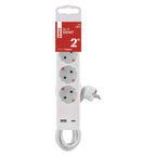 Pagarinātājs 2 m, 3 kontaktligzdas, ar slēdzii, 2×USB, EMOS