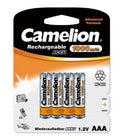Baterijas Accu NI-MH AAA 1000mAh CAMELION, 4gab.