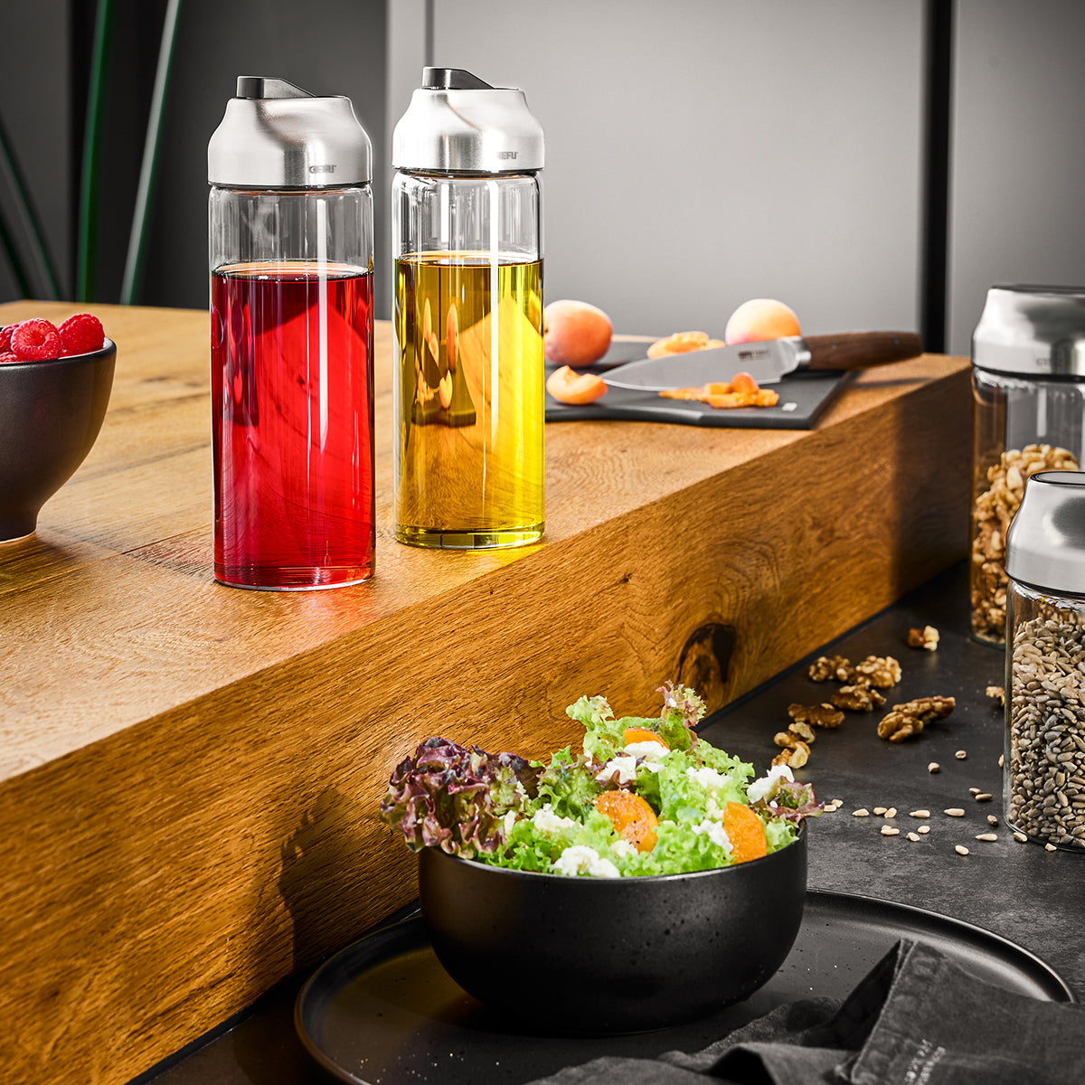 Etiķa un eļļas trauks - dozators GEFU KIPPO 400 ml