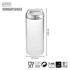 Uzglabāšanas trauks GEFU KIPPO 1300 ml