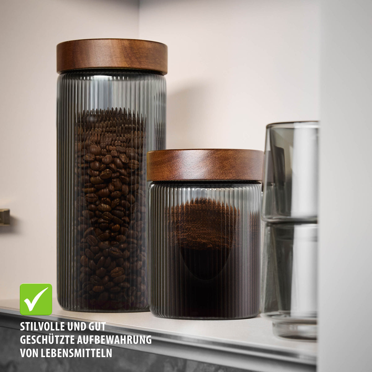 GEFU BOKARO uzglabāšanas trauks, 1500 ml