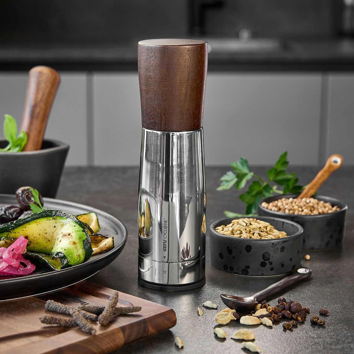 Garšvielu dzirnaviņas GEFU SPICE GRIND
