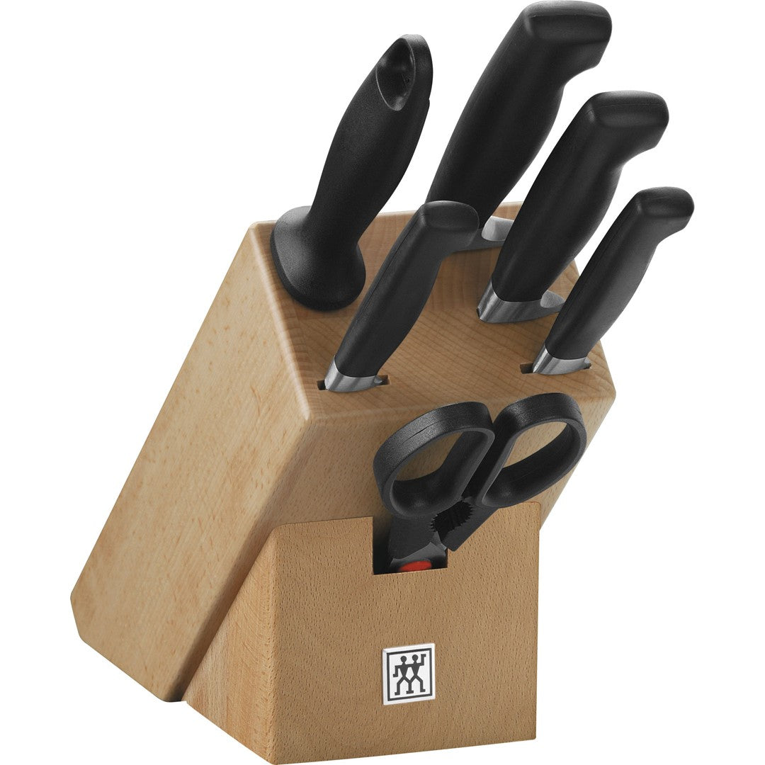 Nažu komplekts ZWILLING FOUR STAR koka statīvā 7pr.