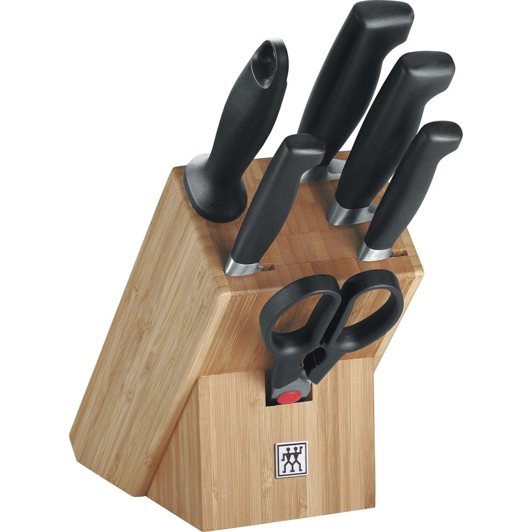 Nažu komplekts koka statīvā ZWILLING FOUR STAR 7pr.