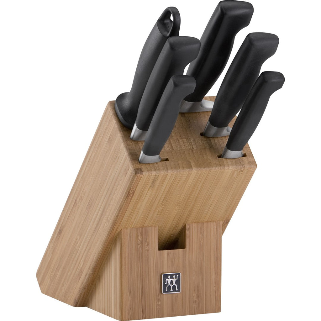 ZWILLING Four Star nažu komplekts ar bloku 7 gab., bambuss