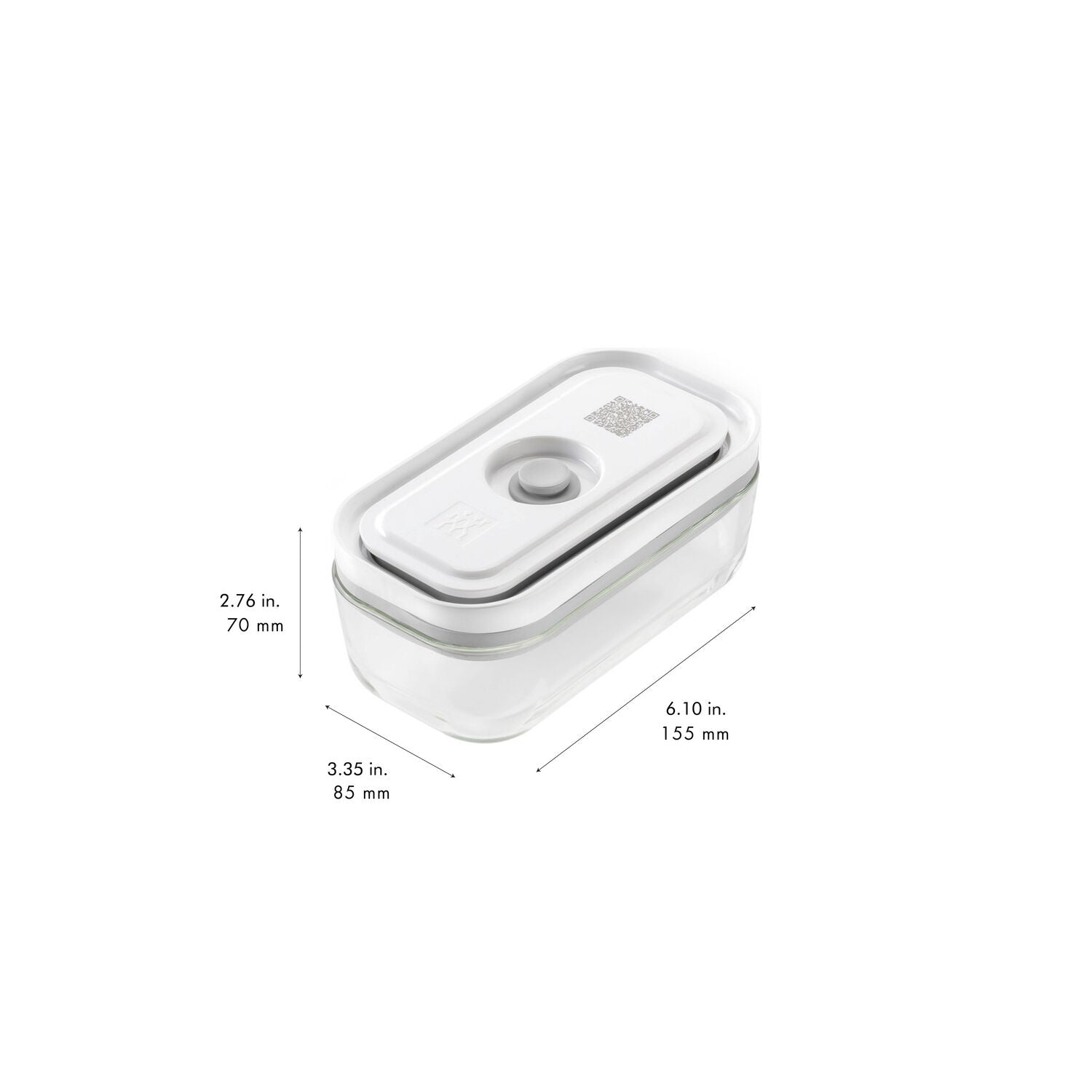 Stikla vakuuma trauku komplekts ZWILLING FRESH & SAVE 3pr.