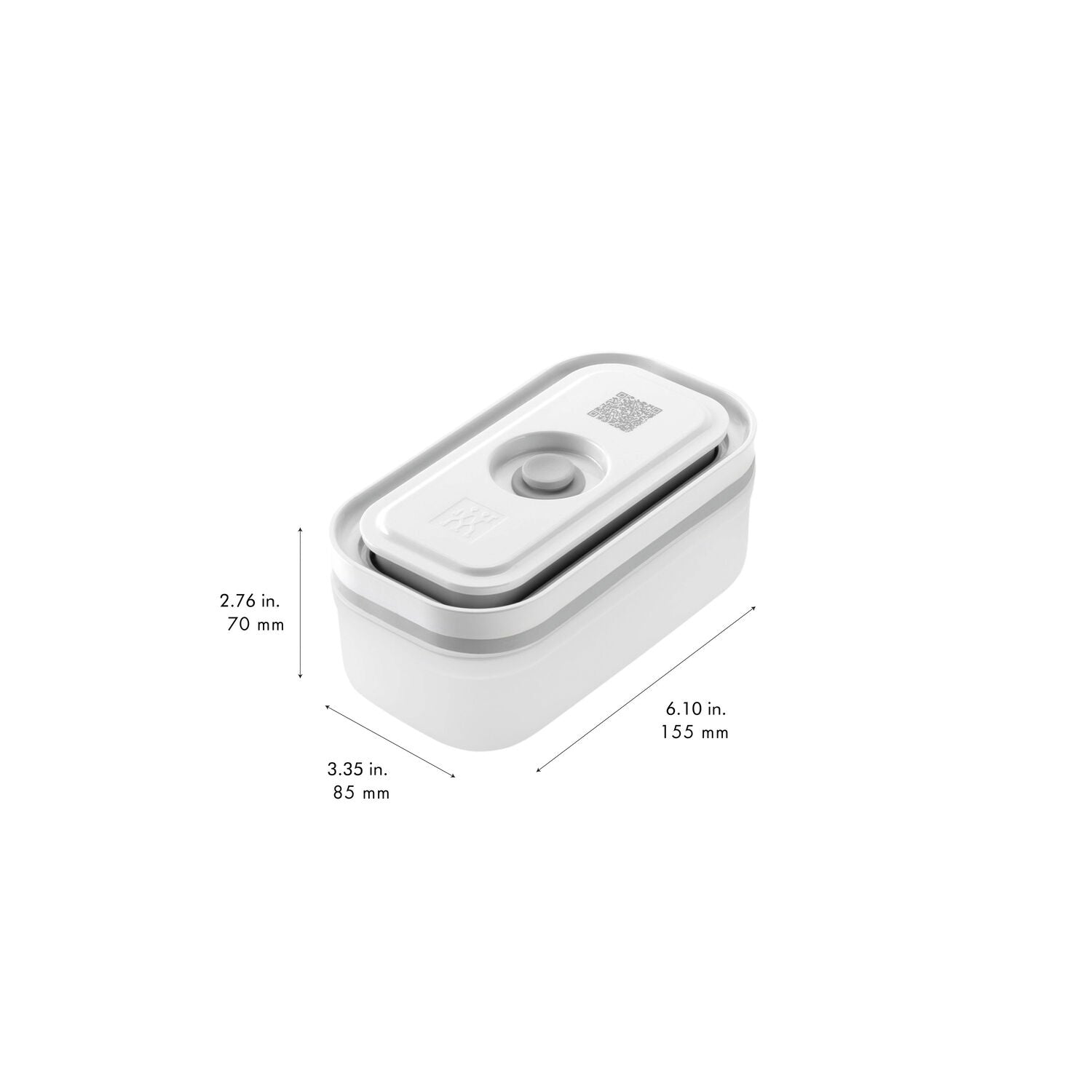 Vakuuma trauku komplekts ZWILLING FRESH & SAVE 3gab., plastmasas