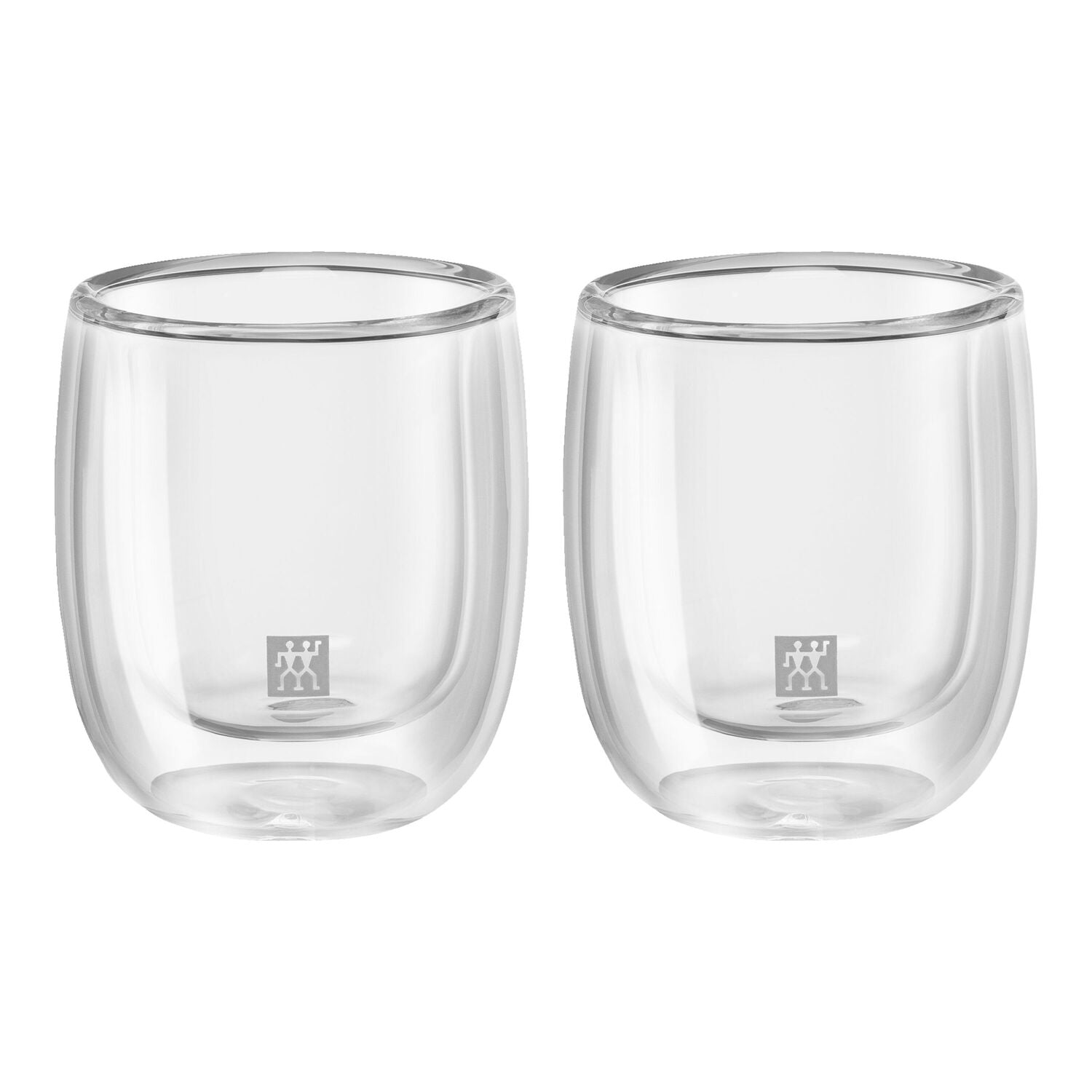 Dubultsienu stikla espresso glāzes Zwilling Sorrento 80ml, 2 gab.