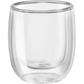 Dubultsienu stikla espresso glāzes Zwilling Sorrento 80ml, 2 gab.