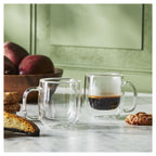 Dubultsienu stikla espresso krūzes Zwilling Sorrento PLUS 80ml, 2 gab.