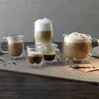 Dubultsienu stikla espresso krūzes Zwilling Sorrento PLUS  140ml, 2 gab.