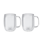 Dubultsienu stikla kafijas krūzes Zwilling Sorrento PLUS 355ml, 2 gab.