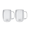 Dubultsienu stikla kafijas krūzes Zwilling Sorrento PLUS 355ml, 2 gab.