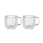 Dubultsienu stikla kapučino krūzes Zwilling Sorrento PLUS 450ml, 2 gab.