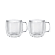 Dubultsienu stikla kapučino krūzes Zwilling Sorrento PLUS 450ml, 2 gab.
