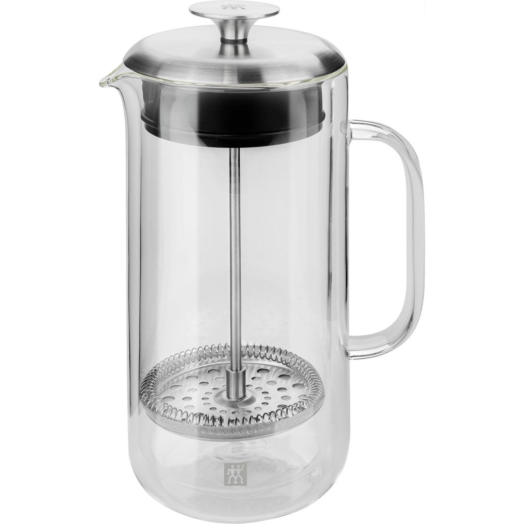 Dubultsienu stikla kafijas nospiežamā kanna Zwilling Sorrento 750ml