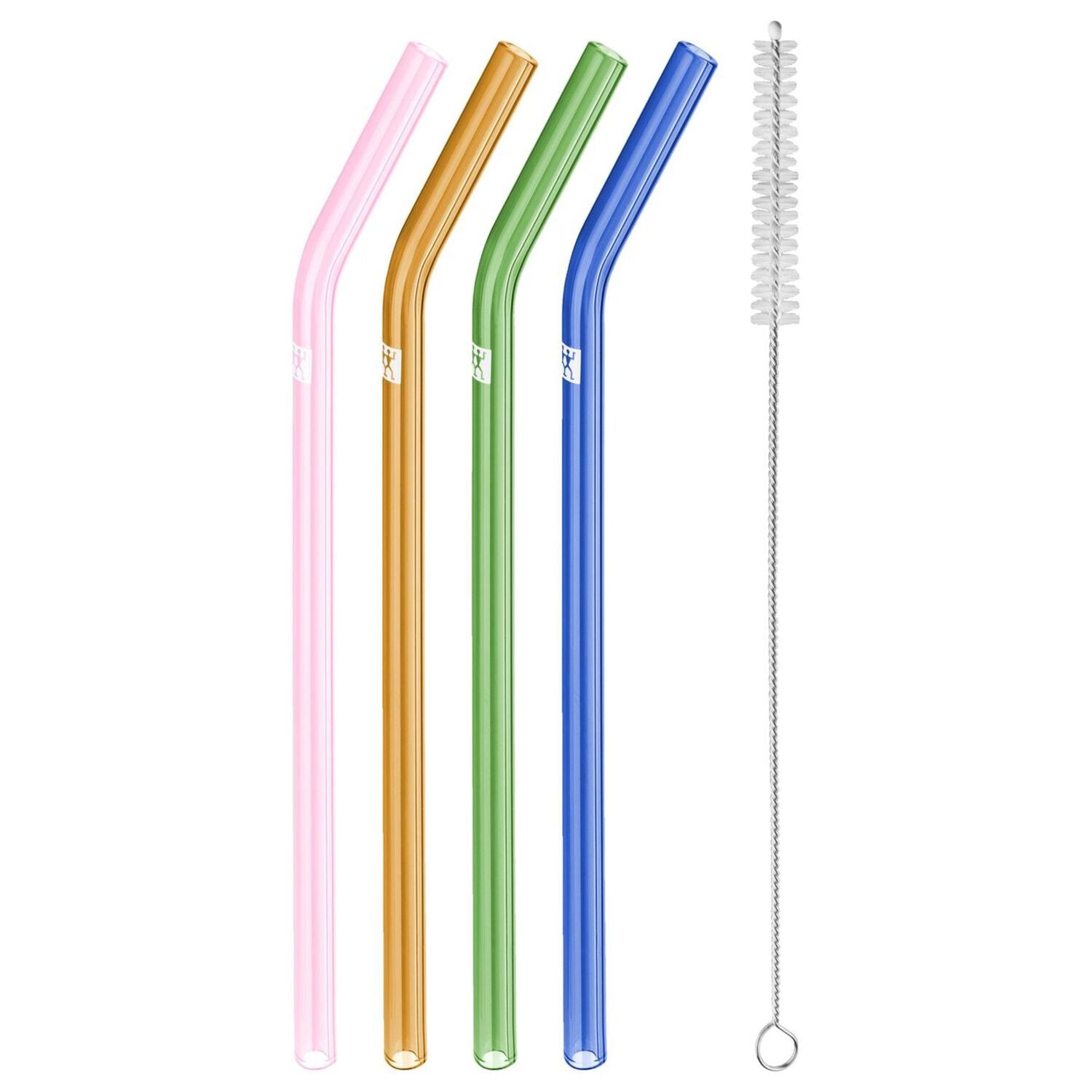 Stikla salmiņi 23cm Zwilling Sorrento krāsaini 4gab. ieliekti