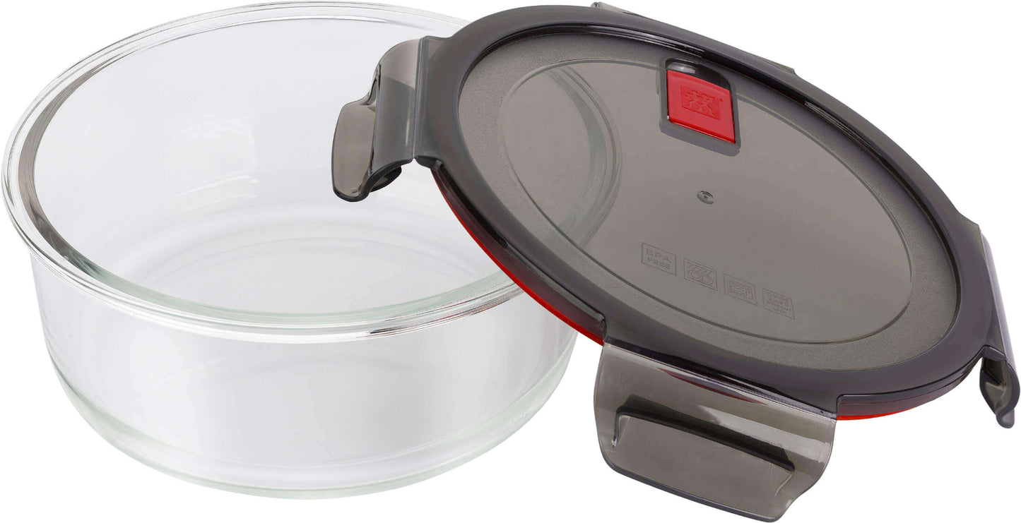 Apaļš stikla trauks pārtikas uzglabāšanai Zwilling Gusto 1.3L