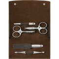 ZWILLING TWINOX Travel set - brown leather case, 5 elements