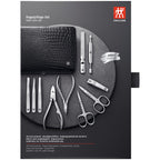 ZWILLING CLASSIC INOX Manicure set - black stywne box, 10 elements