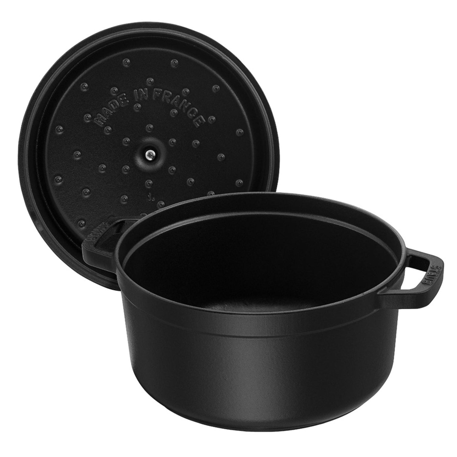 Čuguna katls STAUB LA COCOTTE 20cm 2.2L, melns