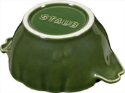 Keramikas cepeškrāsns katls STAUB Ceramique Artišoks 450 ml, zaļa