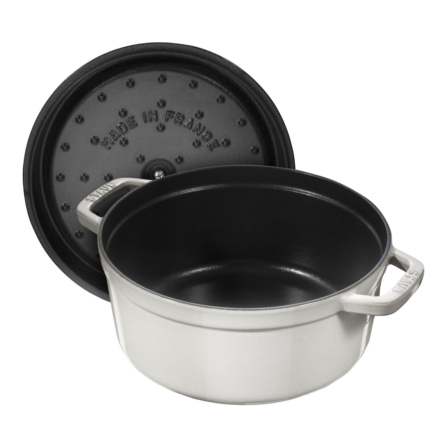 Enameled cast iron pot with lid 28cm Staub La Cocotte 6.7L