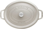 Ovāls čuguna katls STAUB LA COCOTTE 2.35L, balts