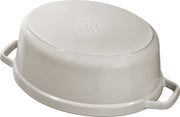 Ovāls čuguna katls STAUB LA COCOTTE 2.35L, balts