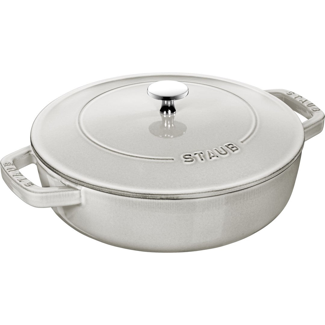 Čuguna dziļā panna 24cm STAUB Braisers Chistera Saute ar vāku