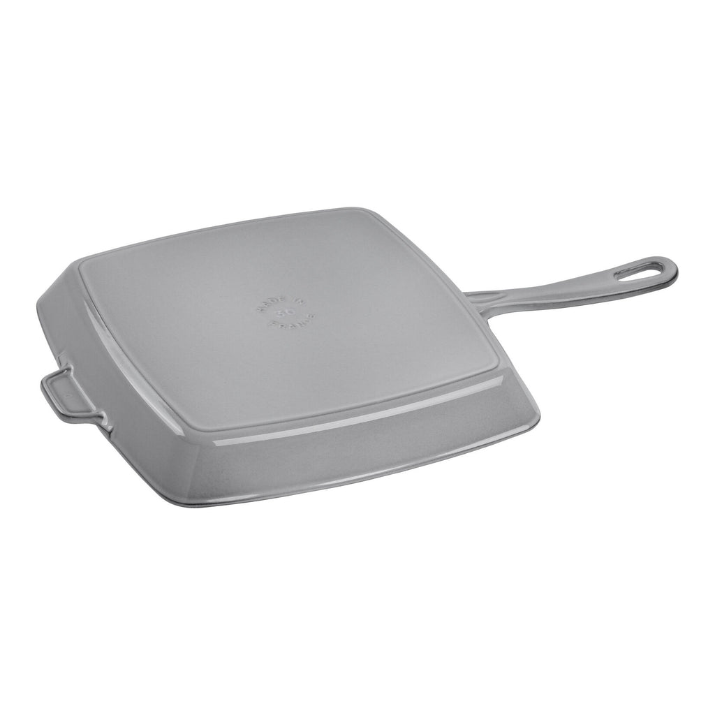 STAUB American Grill čuguna grillpanna 30 × 30 cm, grafītpelēka