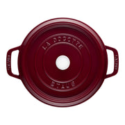 Emaljēts čuguna katls ar vāku Staub 24cm 3,8L La Cocotte, bordo