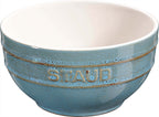Keramikas bļodiņas STAUB Ceramique 12cm, 4gab. tirkīza zilas