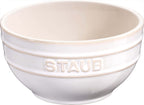 Keramikas bļodiņas STAUB Ceramique 12 cm, 4gab., ziloņkaula baltas