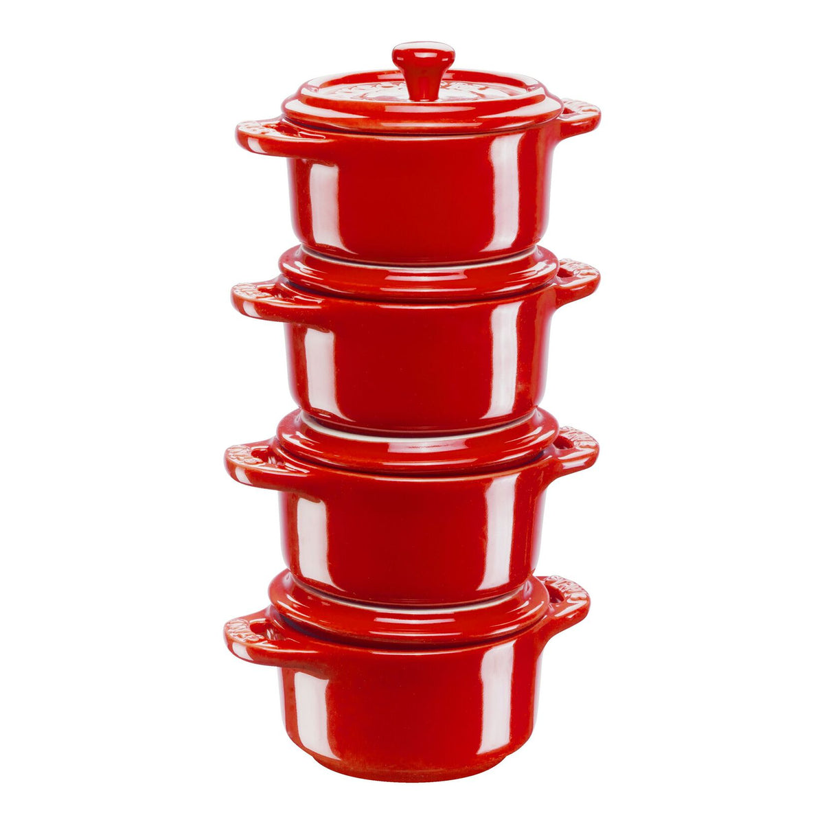 Mini kokotes STAUB Ceramique 4gab. x 10 cm, 0.2L keramika