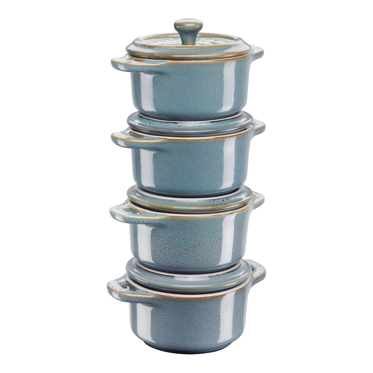 Mini kokotes STAUB Ceramique 4gab. x 10 cm, 0.2L keramika