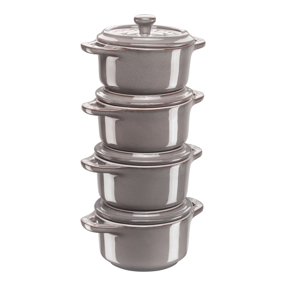 Mini kokotes STAUB Ceramique 4gab. x 10 cm, 0.2L keramika
