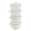 Mini kokotes STAUB Ceramique 4gab. x 10 cm, 0.2L keramika