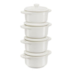 Mini kokotes STAUB Ceramique 4gab. x 10 cm, 0.2L keramika