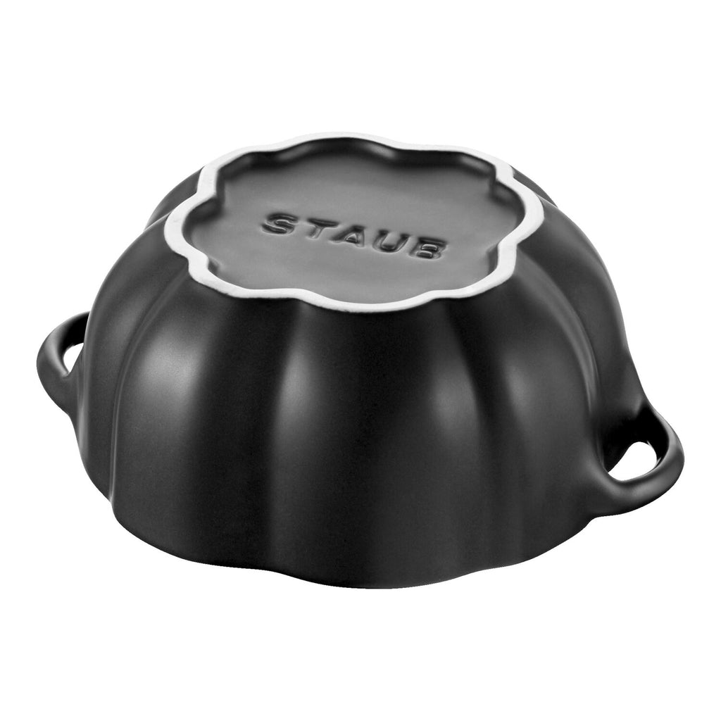 Keramikas cocotte STAUB Ceramique Ķirbis 500 ml, melna