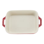 Taisnstūrveida cepeškrāsns trauks 34 x 24 cm STAUB Ceramique 4.5L, keramikas