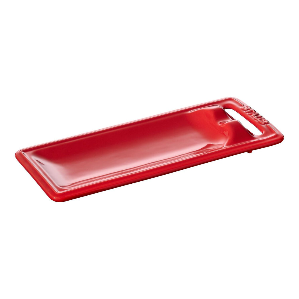 Karotes paliktnis STAUB Ceramique 25 x 10cm sarkans