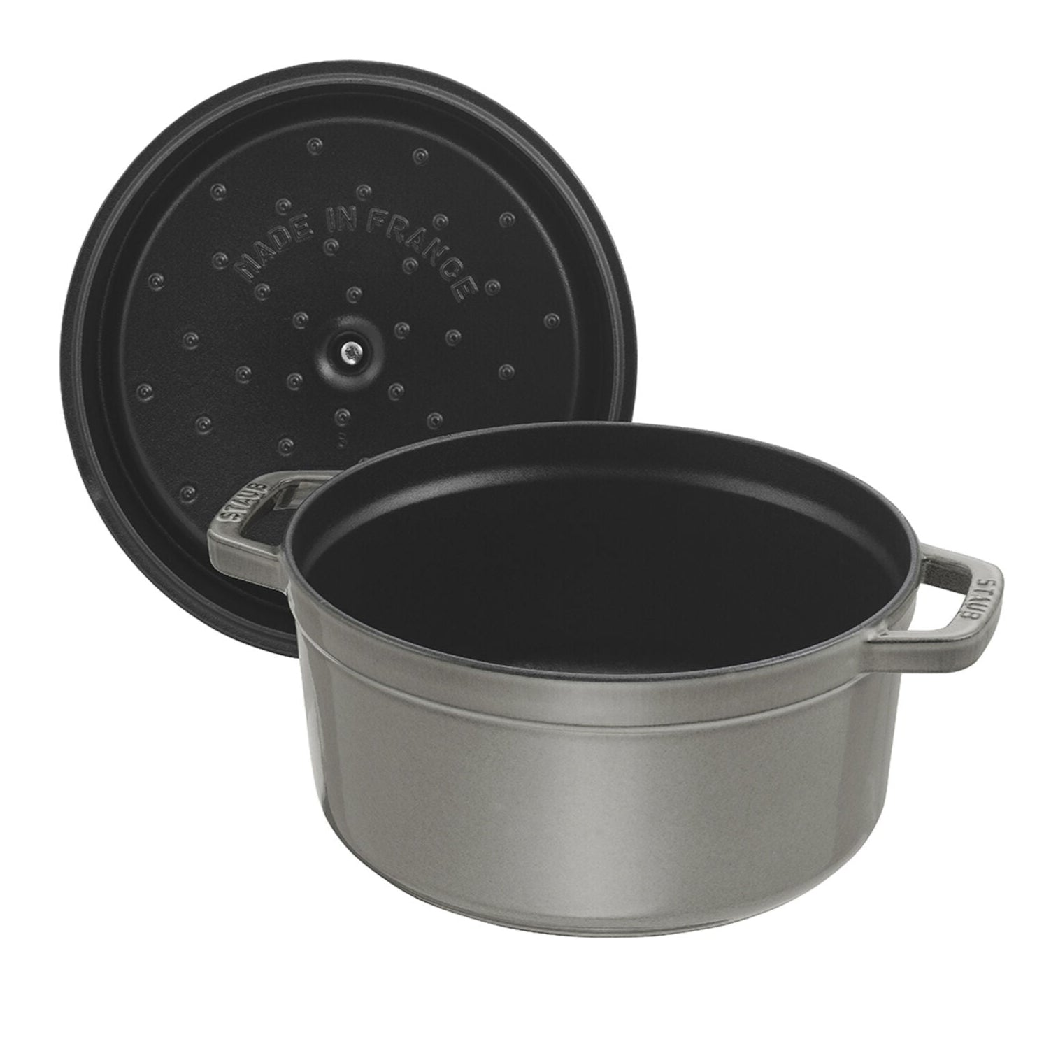 Čuguna katls STAUB LA COCOTTE 20cm 2.2L, pelēks