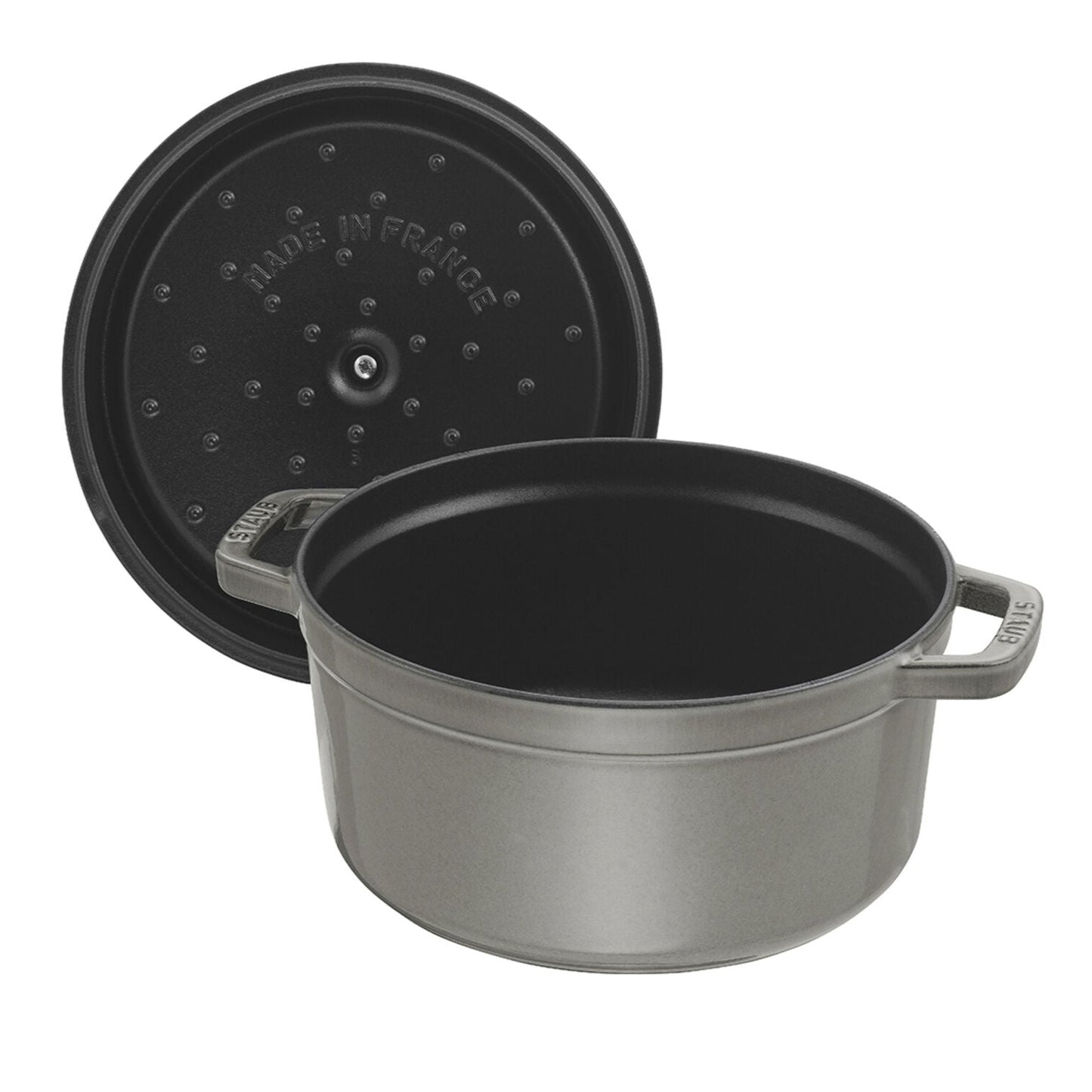 Čuguna katls STAUB LA COCOTTE 20cm 2.2L, pelēks