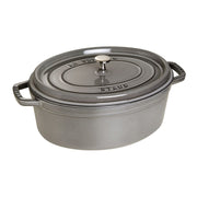 Ovāls emaljēts čuguna katls STAUB LA COCOTTE 6.7L, pelēks