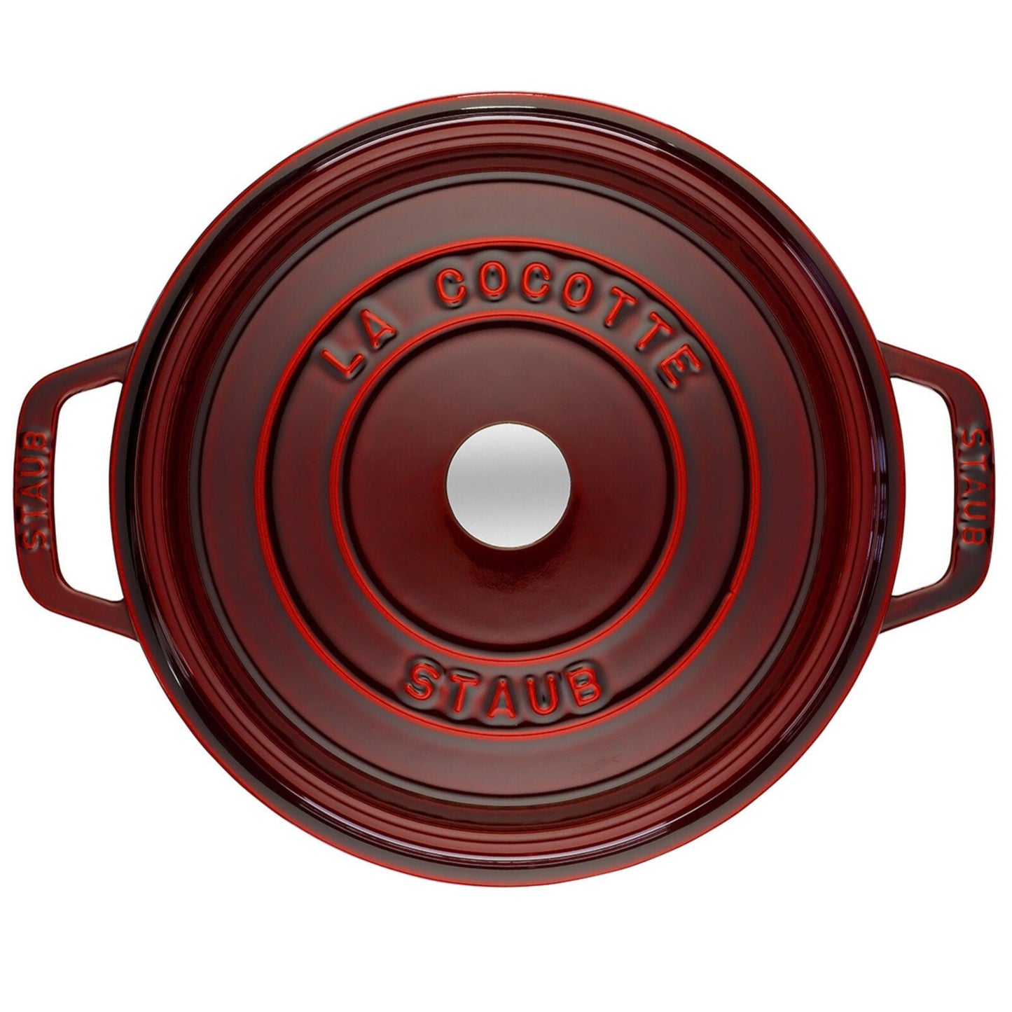 Čuguna katls STAUB LA COCOTTE 20cm 2.2L, tumši sarkans