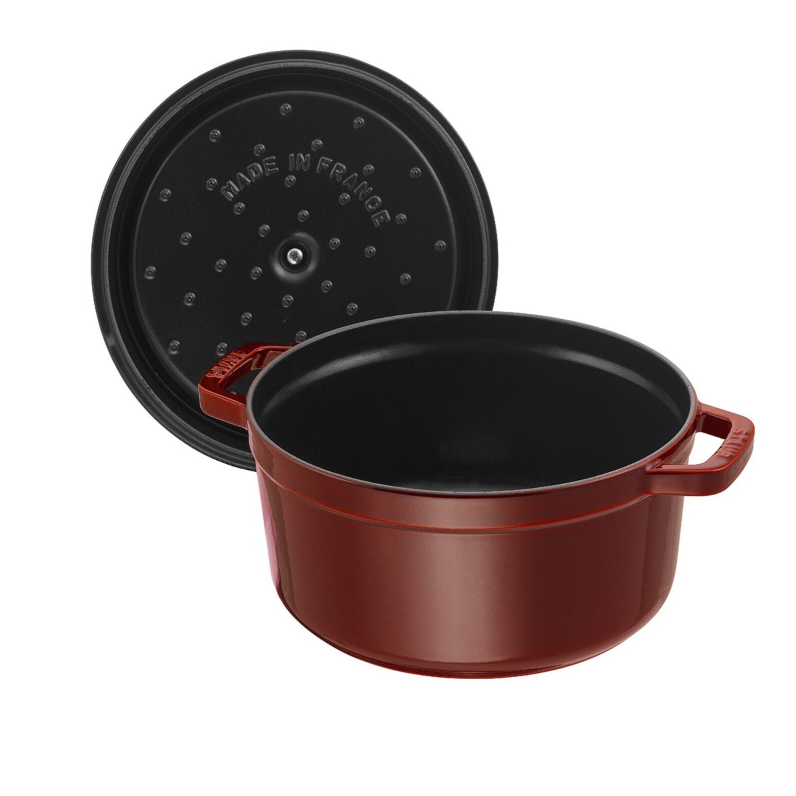 Čuguna katls STAUB LA COCOTTE 20cm 2.2L, tumši sarkans