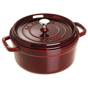 Emaljēts čuguna katls ar vāku Staub 24cm 3,8L Cocotte, grenadīna sarkans